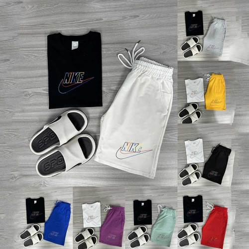 High Quality Cotton Mens Print Sweatshirts Short Set