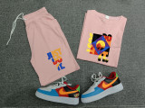 High Quality Cotton Mens Print Sweatshirts Short Set