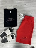 High Quality Cotton Mens Print Sweatshirts Short Set
