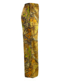 Spring Women's Casual Yellow Comfort Straight Pants