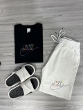 High Quality Cotton Mens Print Sweatshirts Short Set