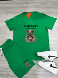 High Quality Cotton Mens Print Sweatshirts Short Set 2 Piece