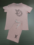 High Quality Cotton Mens Print Sweatshirts Short Sportswear Set