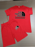High Quality Cotton Mens Print Sweatshirts Short Set 2 Piece