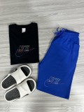 High Quality Cotton Mens Print Sweatshirts Short Set