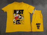 High Quality Cotton Mens Print Sweatshirts Short Set