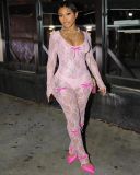 Sexy Lace Jumpsuit with Personalized Ribbons