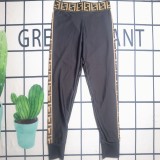 Summer Hot Printed Padded Two Piece Tank Top Long Trousers Swimsuit