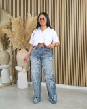 Women's Short Sleeve Unique Solid Crop Shirt