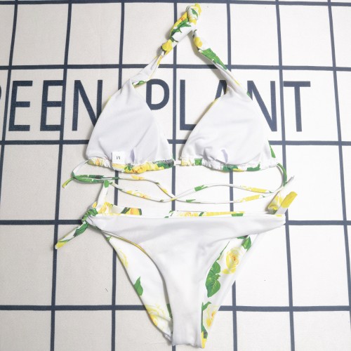 Summer Beach Swimming Padded Printed Bikini Set