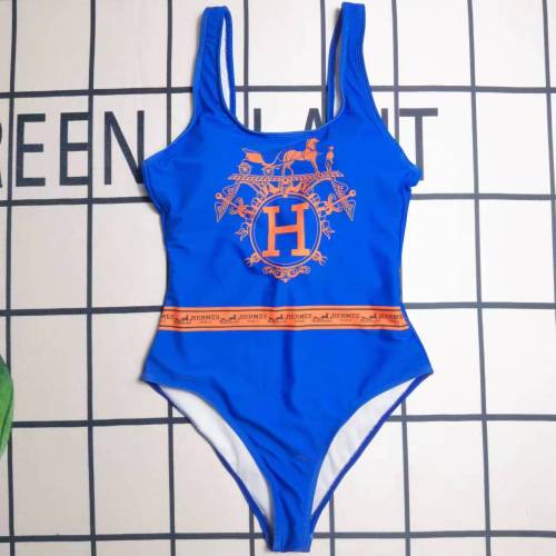 Outdoor Beach Swimming Sleeveless Padded Printed One Piece Swimsuits