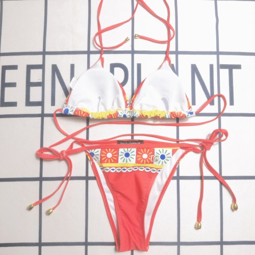 Summer Beach Swimming Padded Printed Bikini Set