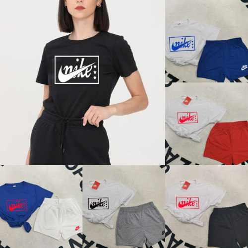 High Quality 100% Cotton Men/Women Print Sweatshirts Short Set