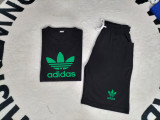 High Quality Cotton Mens Print Short Sweatshirts Set