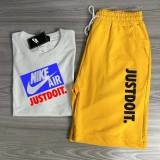 High Quality Cotton Mens Print Sweatshirts Short Set