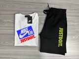 High Quality Cotton Mens Print Sweatshirts Short Set