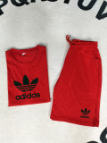 High Quality Cotton Mens Print Short Sweatshirts Set