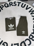 High Quality Cotton Mens Print Short Sweatshirts Set