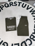 High Quality Cotton Mens Print Short Sweatsuits Set