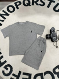 High Quality Cotton Children Print Short Sweatsuits Set