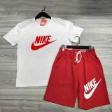 High Quality Cotton Mens Print Short Sweatsuits Set
