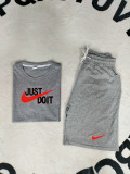High Quality Cotton Children Print Short Sweatsuits Set