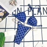 Summer Beachwear Printed Bikini Set