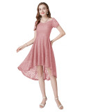 Retro Women's V Neck Lace Tuxedo Dresses
