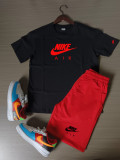 High Quality Cotton Mens Print Summer Sportswear Sweatsuits Set