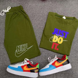 High Quality Cotton Mens Print Summer Sportswear Sweatsuits Set