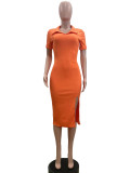 2024 Summer Fashion Slit Midi Dress