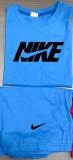 High Quality Cotton Children/Teenagers Print Summer Sportswear Short Set