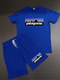 High Quality Cotton Mens Sportswear Print Summer Sweatsuits Short Set