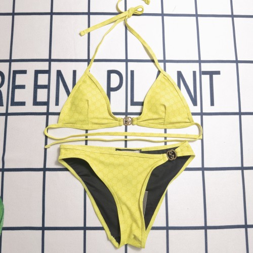 Sexy Summer Printed Halter Bikini Set