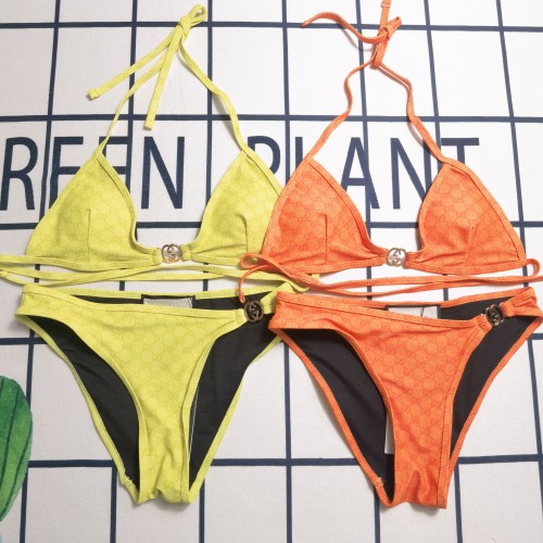 Sexy Summer Printed Halter Bikini Set