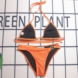 Sexy Summer Printed Halter Bikini Set