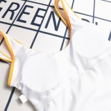 Summer Sleelveless Printed One Piece Swimwears