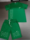 High Quality Cotton Mens Print Summer Sportswear Sweatsuits Set
