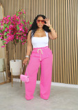 Loose Casual Pant Hip-hop Elastic Drawstring Trousers