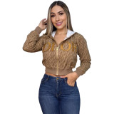 Embroidered Women's Jacket Tops