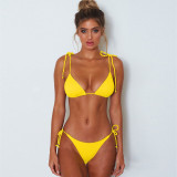 Slimming Gathered Two-Piece Bikini