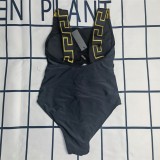 Summer Beachwear Printed Sling One Piece Swimwears