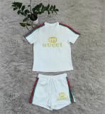 Casual Women's Embossed + Embroidered Short Sleeve Shorts Set