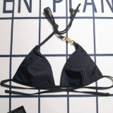 Summer Beach Wear Halter Backless Bikini Set