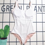 Summer Beach Padded Printed Sling One-piece Swimwear