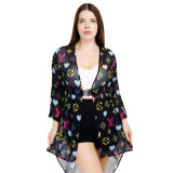 Ultra-thin Mesh Irregular Beach Cover-ups