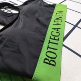 Summer Printed Padded Swimwear Sportswear Bra Crop Top & Trousers