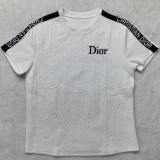 Women's Embroidered Short Sleeve Embossed Casual Set