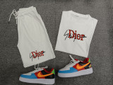 Summer High Quality Cotton Mens Print Shorts Sportswear Shorts Set