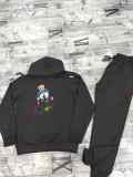 Summer High Quality Cotton Mens Print Hoodie Sweatshirt Sports 2 Piece Set